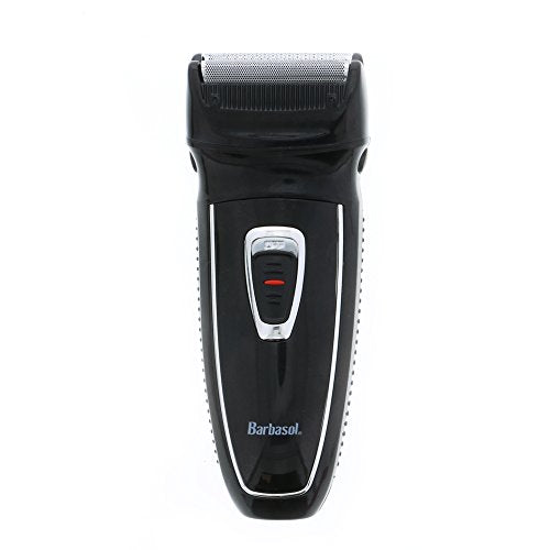 Rechargeable Electric Foil Shaver with Stainless Steel Blades and Pop Up Trimmer