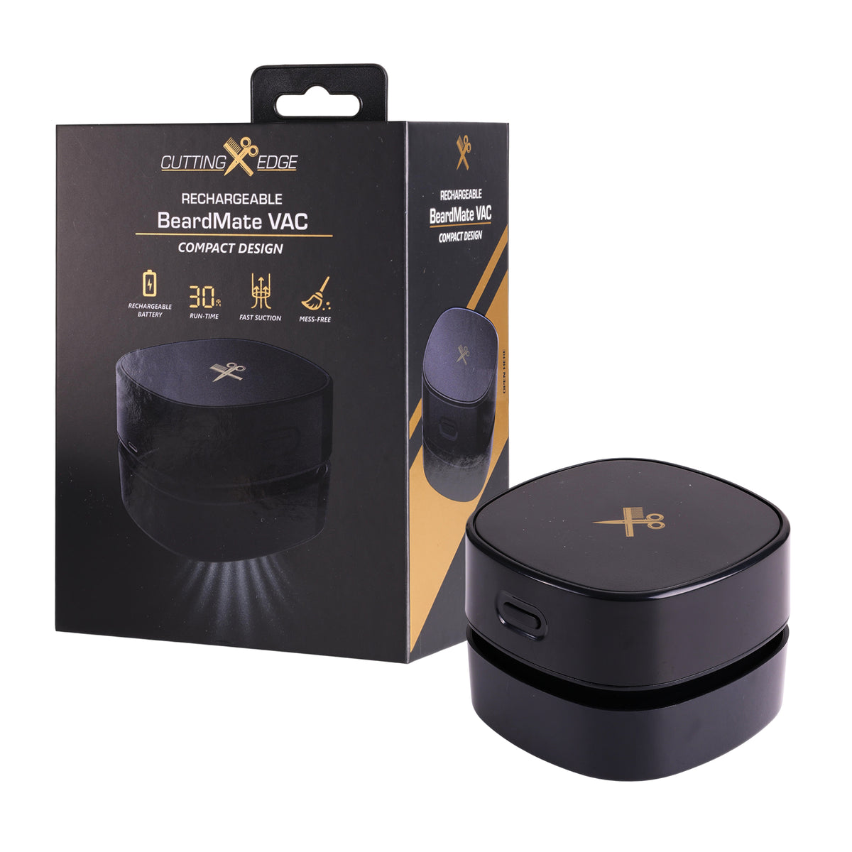 Cutting Edge Cordless Hair Trimmer and Beard Vacuum Men’s Grooming Bundle