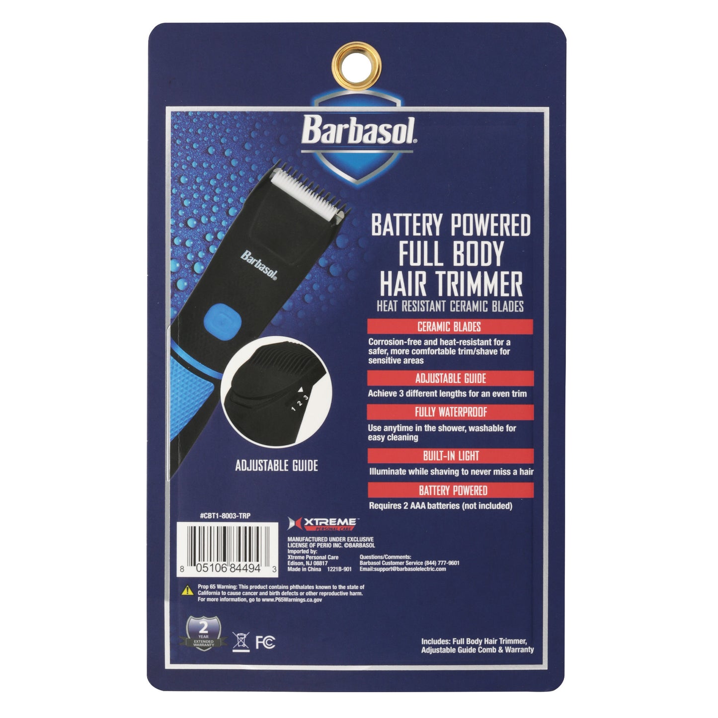 Battery-Powered Full Body Hair Trimmer