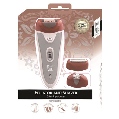 Rechargeable 2-in-1 Epilator & Shaver