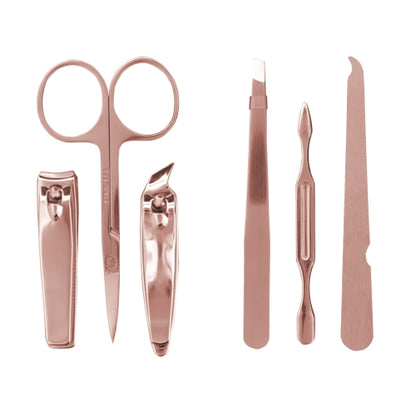 Luxury Rose Gold Women's Nail Set