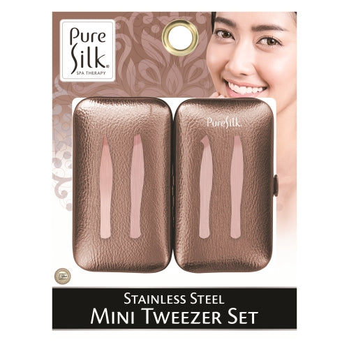 Rose Gold Mini Tweezer Set