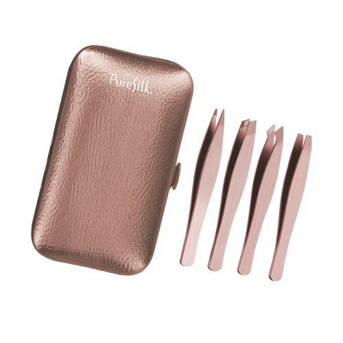 Rose Gold Mini Tweezer Set