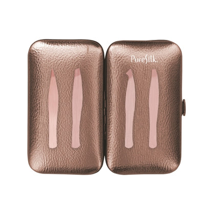 Rose Gold Mini Tweezer Set