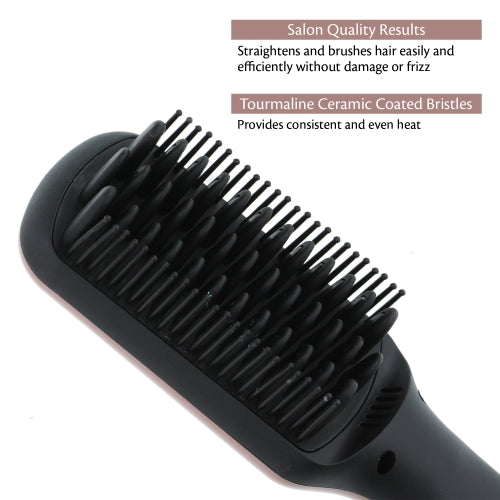 Hair BRUSH
Tourmaline Plates
Quick Use 60 seconds
up to 420F
12" /25mm Barrel