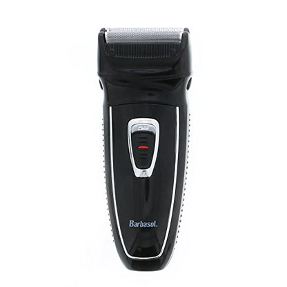 Rechargeable Electric Foil Shaver with Stainless Steel Blades and Pop Up Trimmer