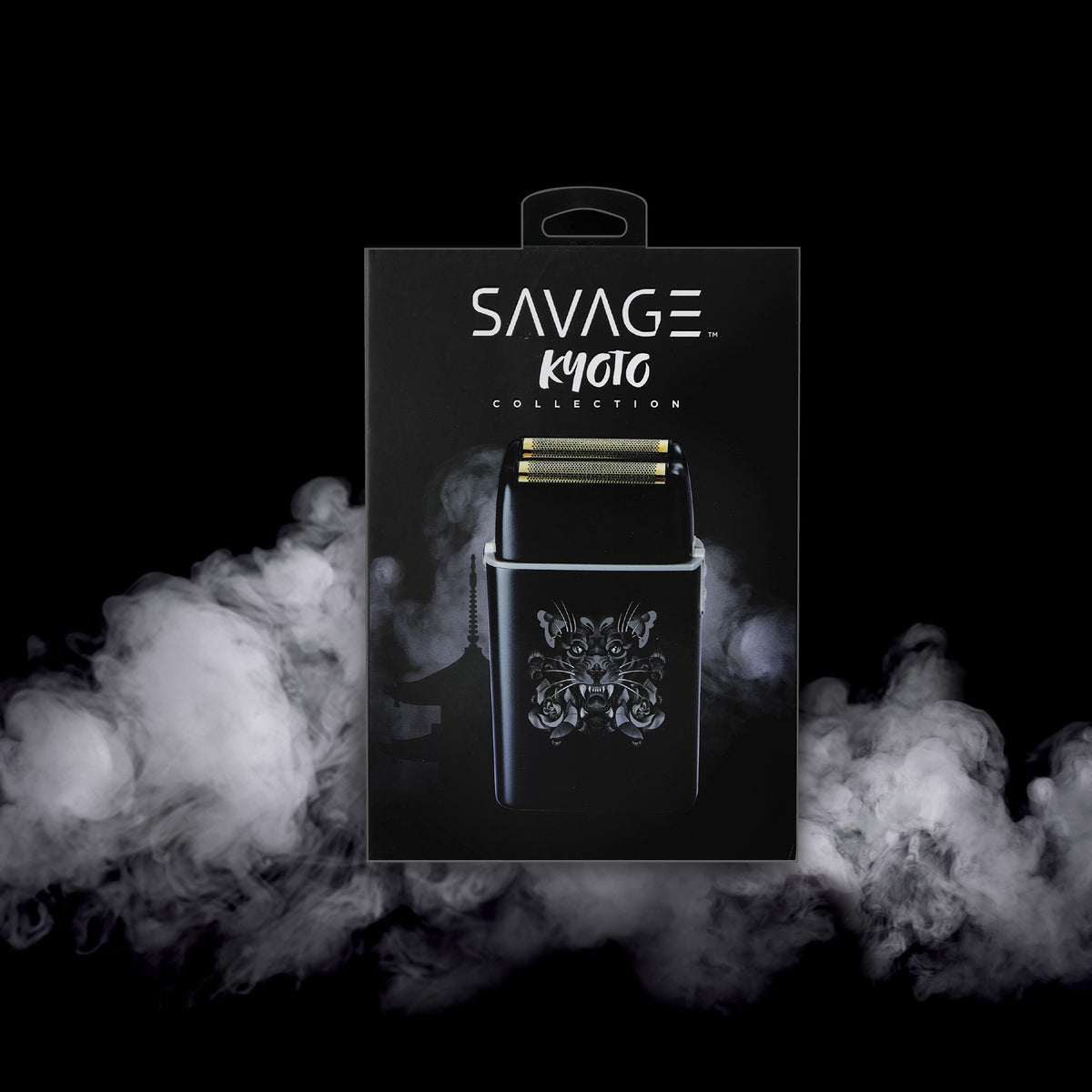 Savage Foil Shaver for Men, Professional Reciprocating Dual Blade Double Gold Foil Shaver, Hypoallergenic