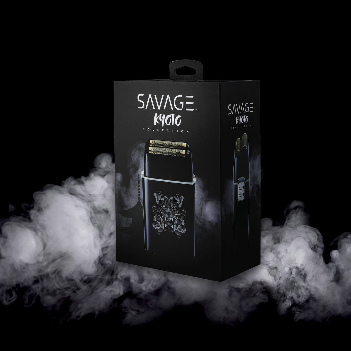 Savage Foil Shaver for Men, Professional Reciprocating Dual Blade Double Gold Foil Shaver, Hypoallergenic