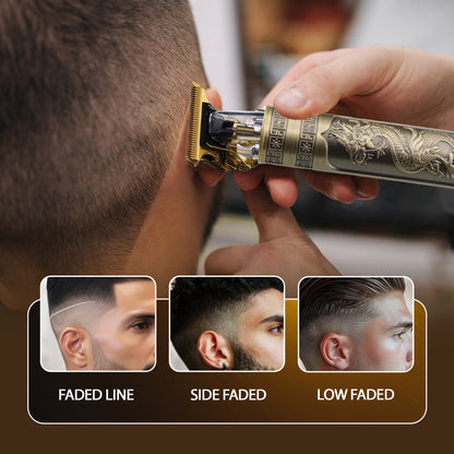 Cutting Edge Men's Grooming Kit Gift Set with T Blade Trimmer, Ear and Nose Hair Trimmer