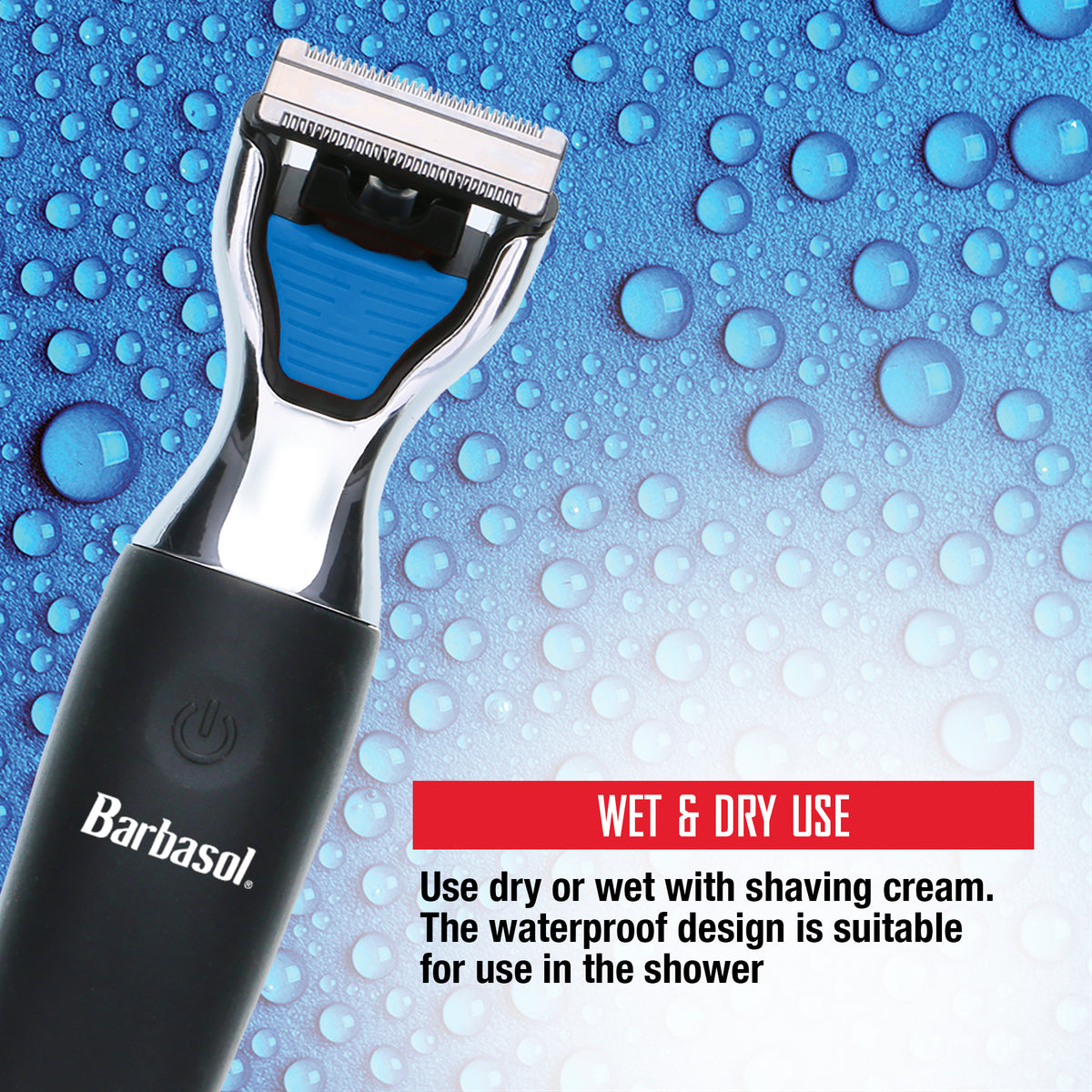 Power Single Blade with Beard Trimmer Attachment