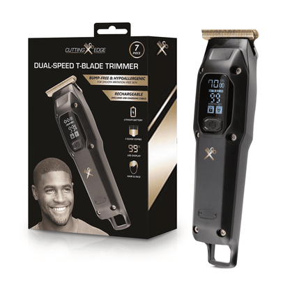 Cutting Edge Cordless Hair Clipper and Beard Vacuum Men’s Grooming Bundle