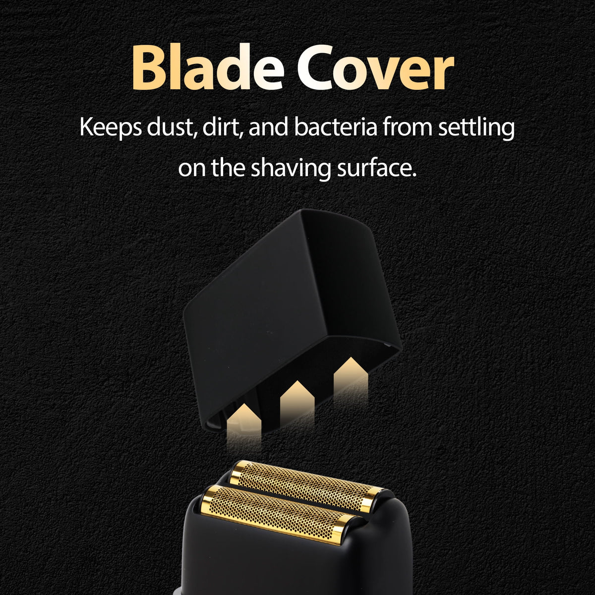 Cutting Edge Foil Shaver for Men, Dual Blade Electric Razor, Hypoallergenic Gold Foil
