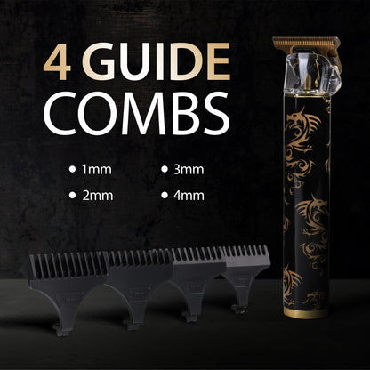 Cutting Edge T-Blade Trimmer, Rechargeable Hair and Beard Trimmer for Men with Stainless Steel Blades