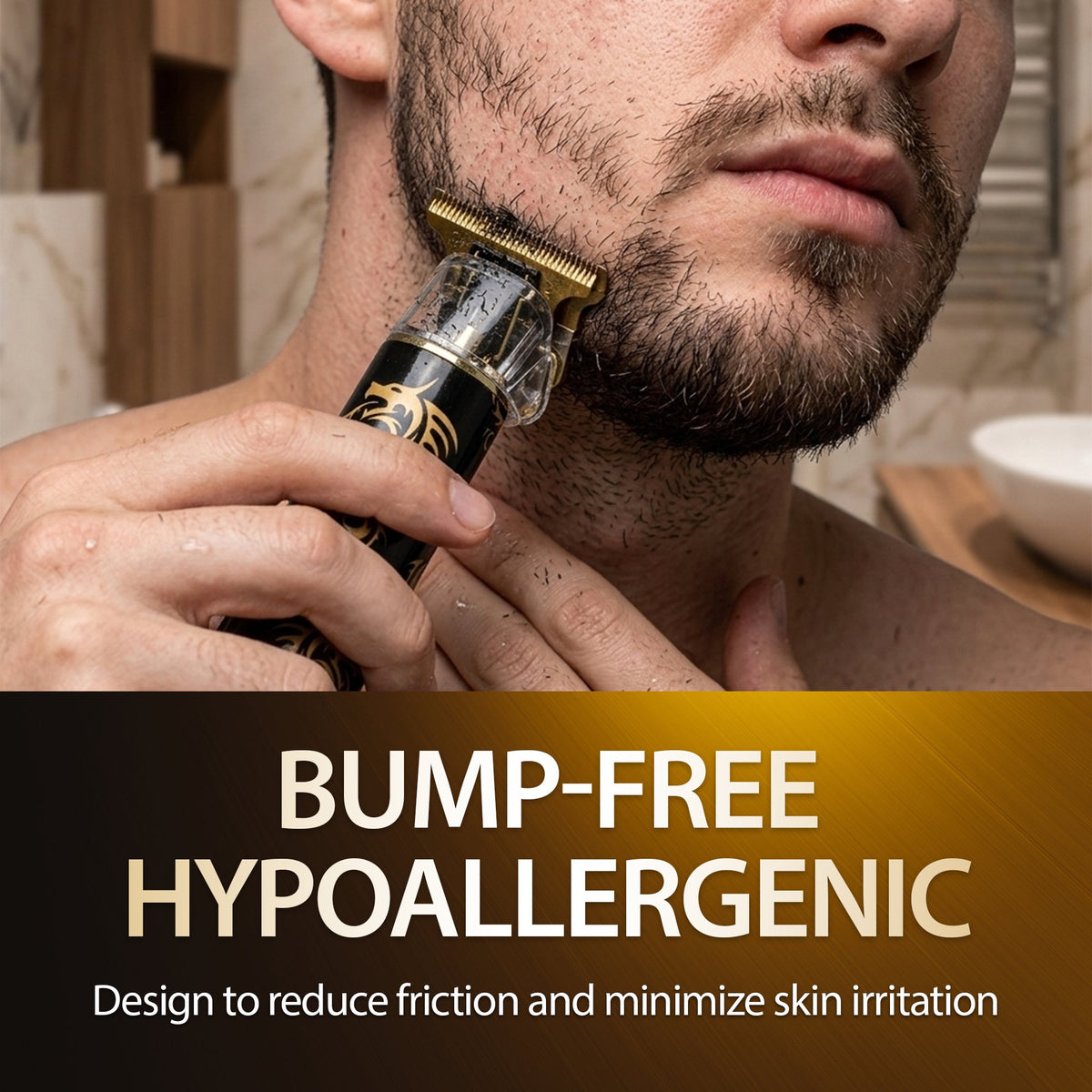 Cutting Edge T-Blade Trimmer, Rechargeable Hair and Beard Trimmer for Men with Stainless Steel Blades