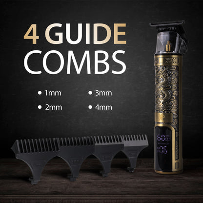 Cutting Edge Kyoto T-Blade Rechargeable Beard Trimmer for Men, Hair & Detail Grooming, LCD Display