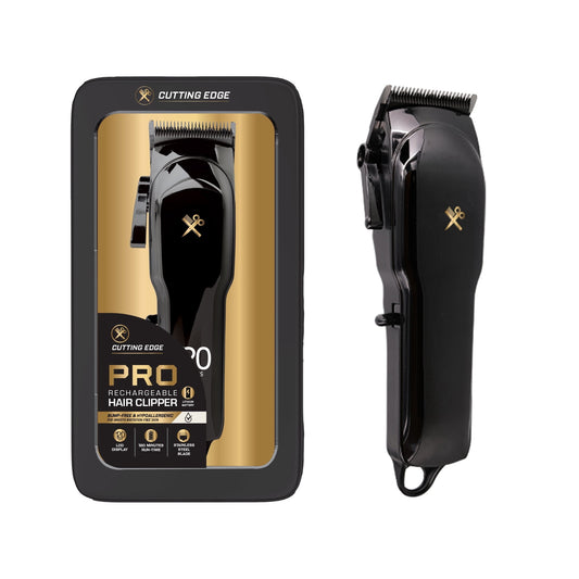 Cutting Edge Pro Hair Clipper, Rechargeable Cordless Hair Trimmer for Men with LCD Display