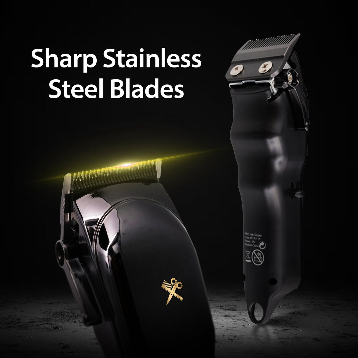 Cutting Edge Pro Hair Clipper, Rechargeable Cordless Hair Trimmer for Men with LCD Display