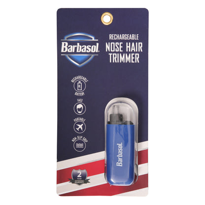 Barbasol Men’s Grooming Kit with 12x Suction Cup Magnifying Mirror, Rechargeable Nose Hair Trimmer & 2-Piece Non-Slip Tweezer Set