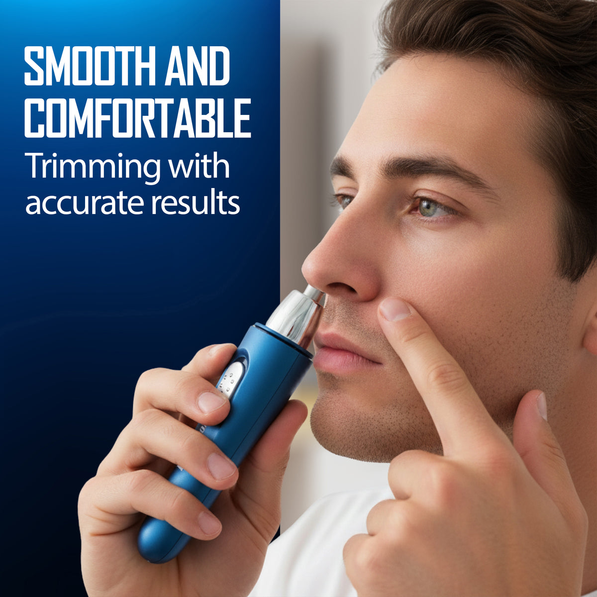 Barbasol Men’s Face and Body Trimmer with Rechargeable Nose and Ear Hair Trimmer, 2-Piece Wet and Dry Grooming Bundle