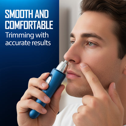 Barbasol Men’s Face and Body Trimmer with Rechargeable Nose and Ear Hair Trimmer, 2-Piece Wet and Dry Grooming Bundle