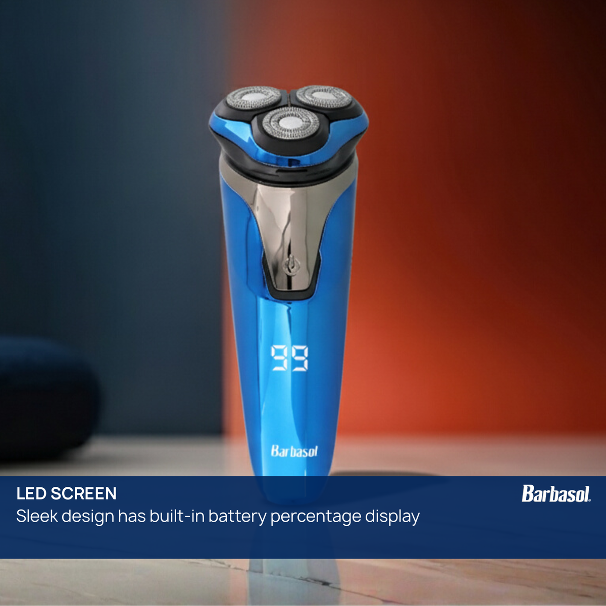 Barbasol Wet Rotary Shaver with LCD