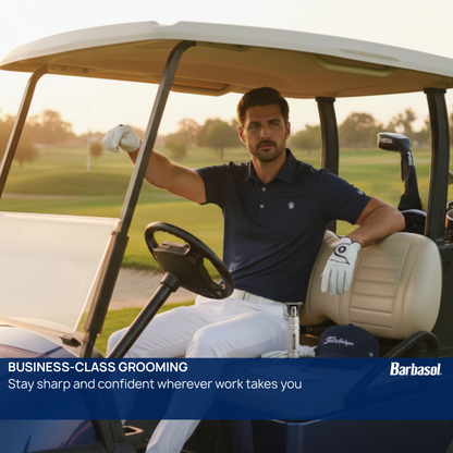 Stainless-Steel Rechargeable Zero-Gapped T-Blade Trimmer, Hanging Blade, 3 Guide Combs