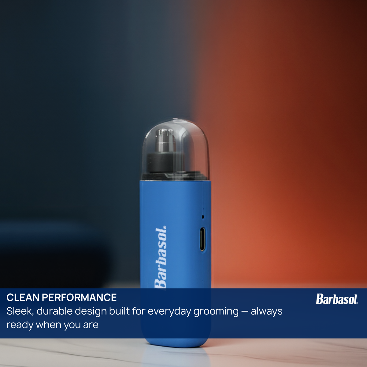 Mini Nose & Ear Trimmer - Rechargeable, Portable, Multipurpose Grooming Tool with Non-Slip Grip