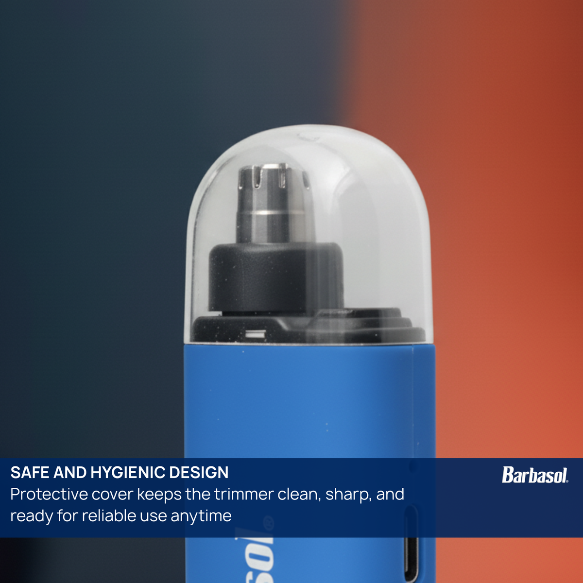 Mini Nose & Ear Trimmer - Rechargeable, Portable, Multipurpose Grooming Tool with Non-Slip Grip