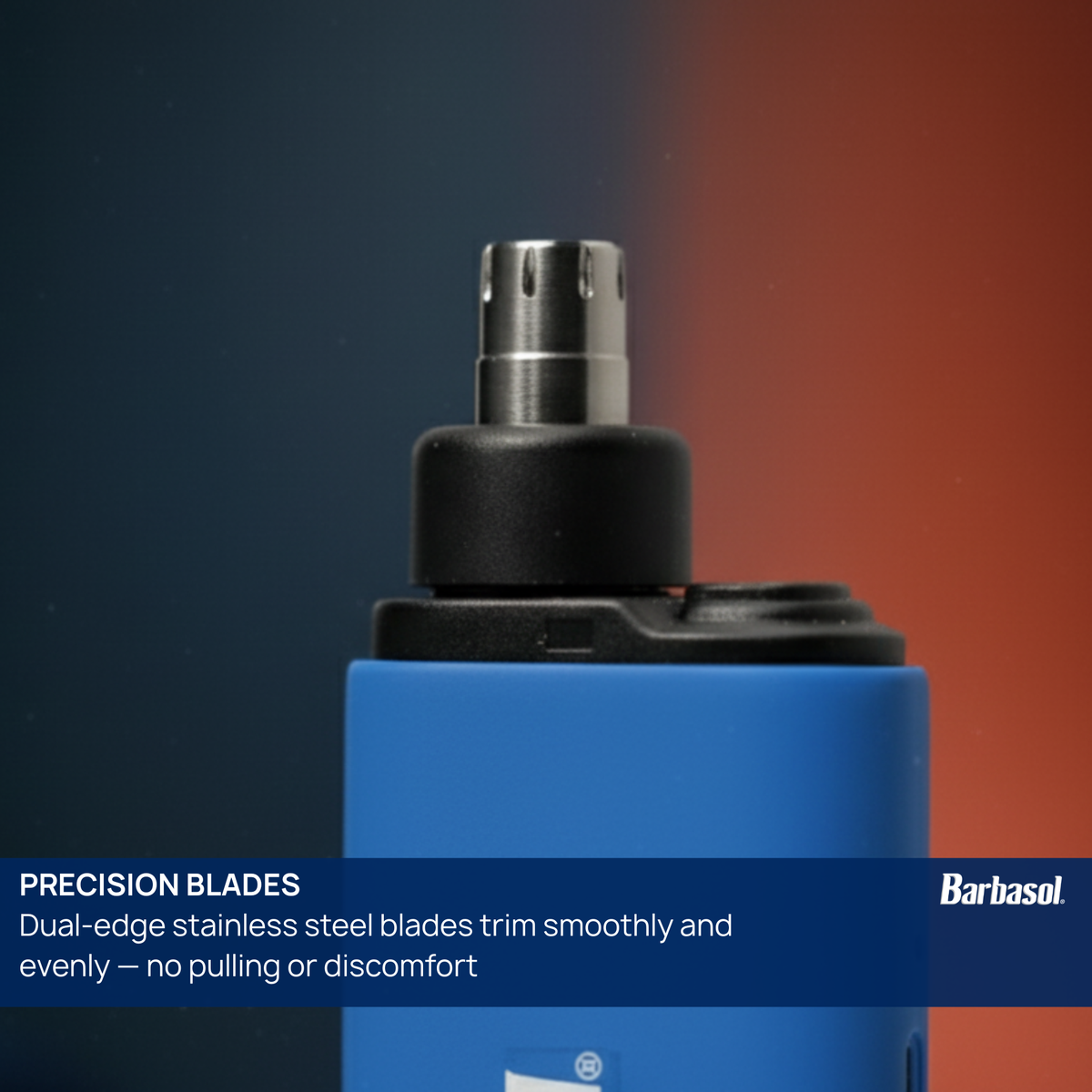 Mini Nose & Ear Trimmer - Rechargeable, Portable, Multipurpose Grooming Tool with Non-Slip Grip