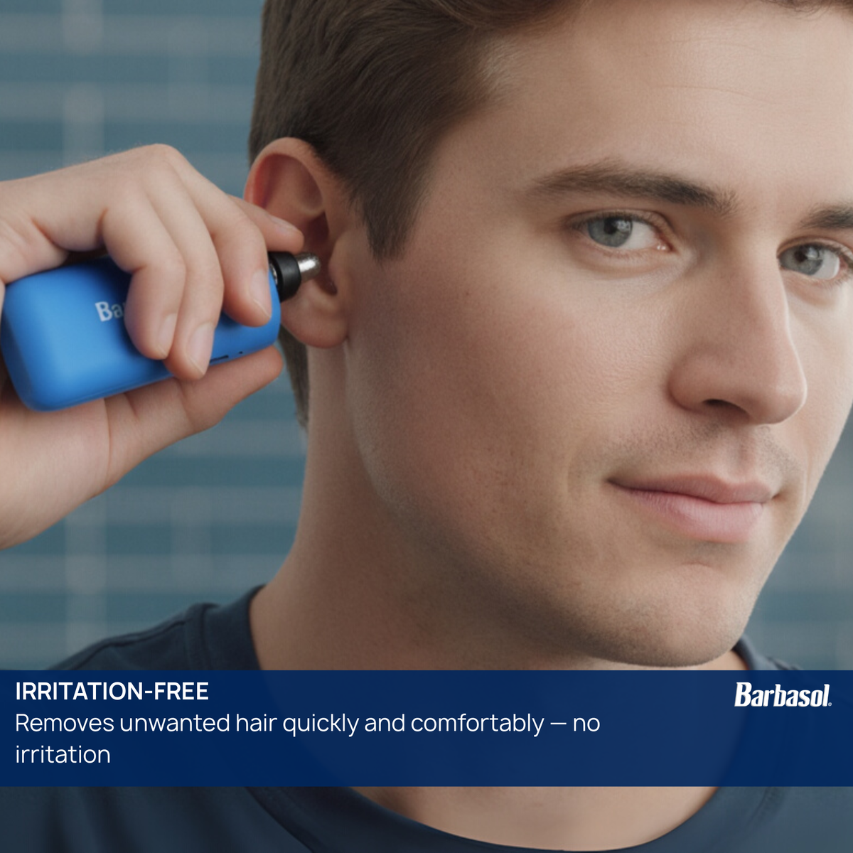 Mini Nose & Ear Trimmer - Rechargeable, Portable, Multipurpose Grooming Tool with Non-Slip Grip