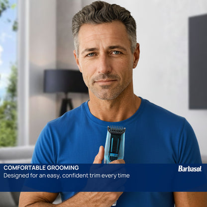 Vacuum Beard Trimmer for Men, Self-Vacuuming Hair, Beard, Sideburns & Mustache
