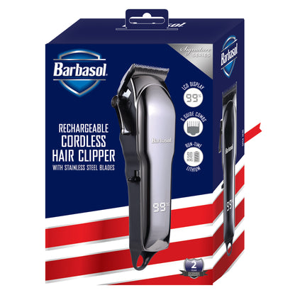 Rechargeable Professional & Home Haircut Clippers, LCD Display