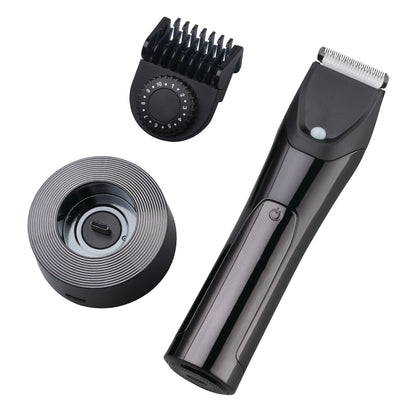 Rechargeable LCD Beard Trimmer with Ceramic Blade and LED Light