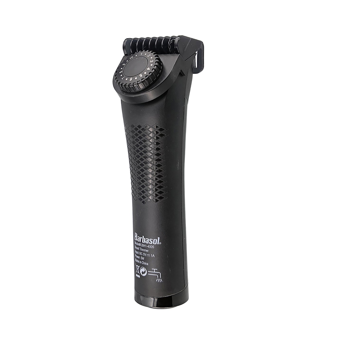 Rechargeable LCD Beard Trimmer with Ceramic Blade and LED Light
