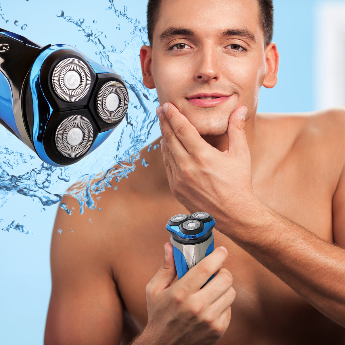 Barbasol Wet Rotary Shaver with LCD