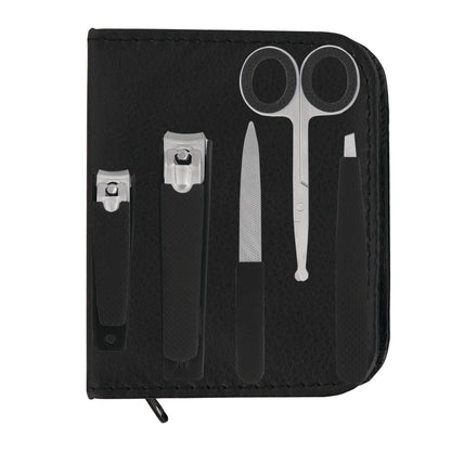Essential 6-Piece Stainless Steel Grooming Kit for Men