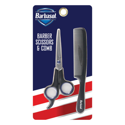 Barbasol Barber Scissors & Comb