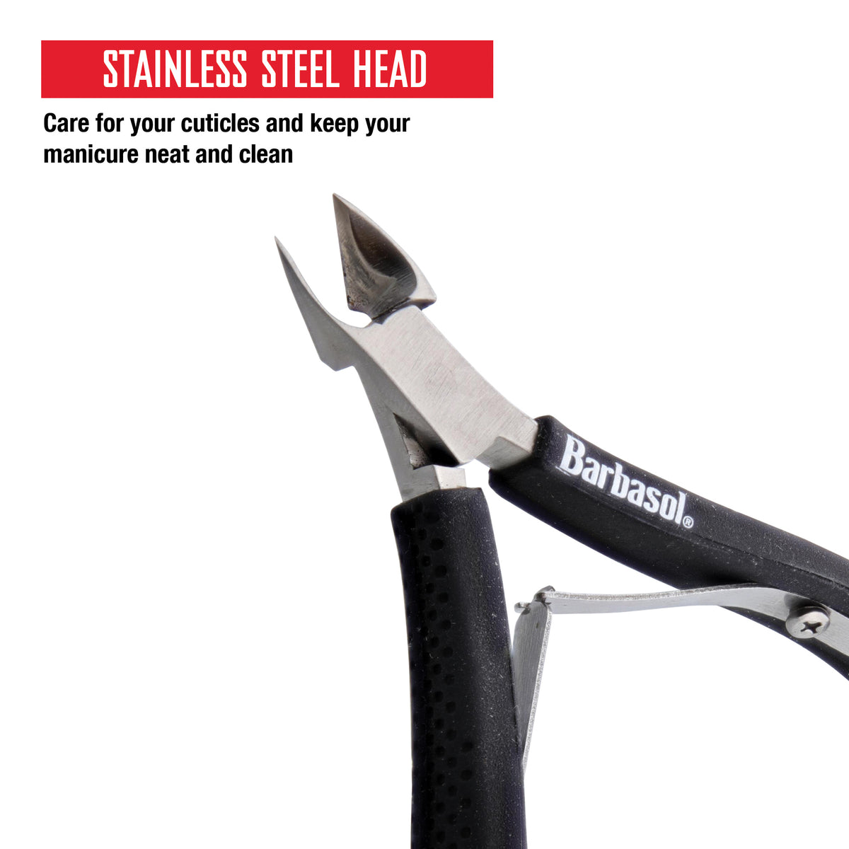 Cuticle Nipper With Rubberized Handle