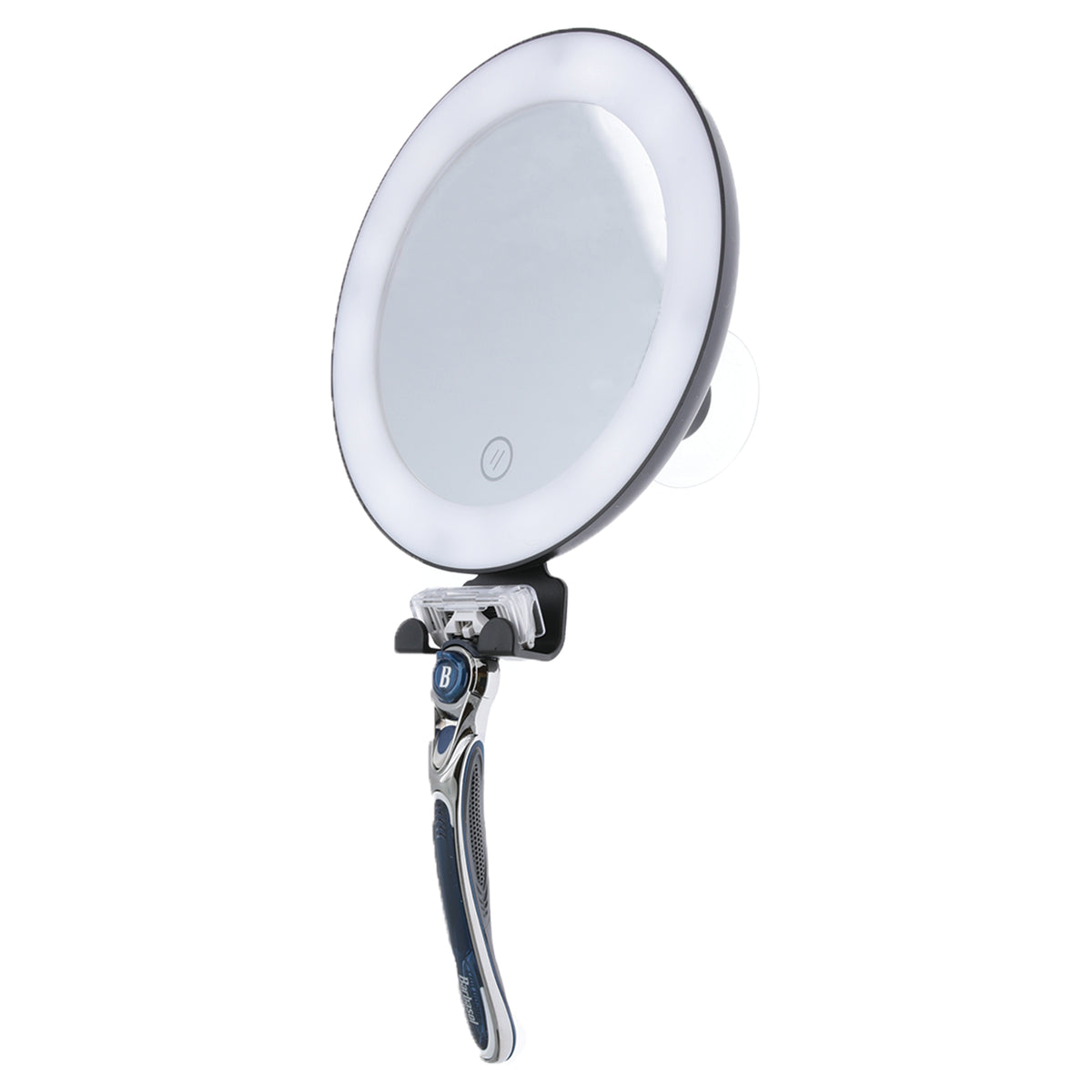 LED Light Shower Mirror With Razor Holder