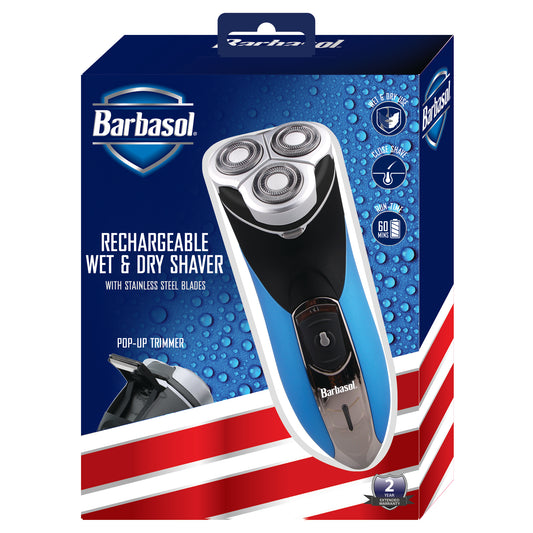 Barbasol Wet Rotary Shaver -USB Charging Cable