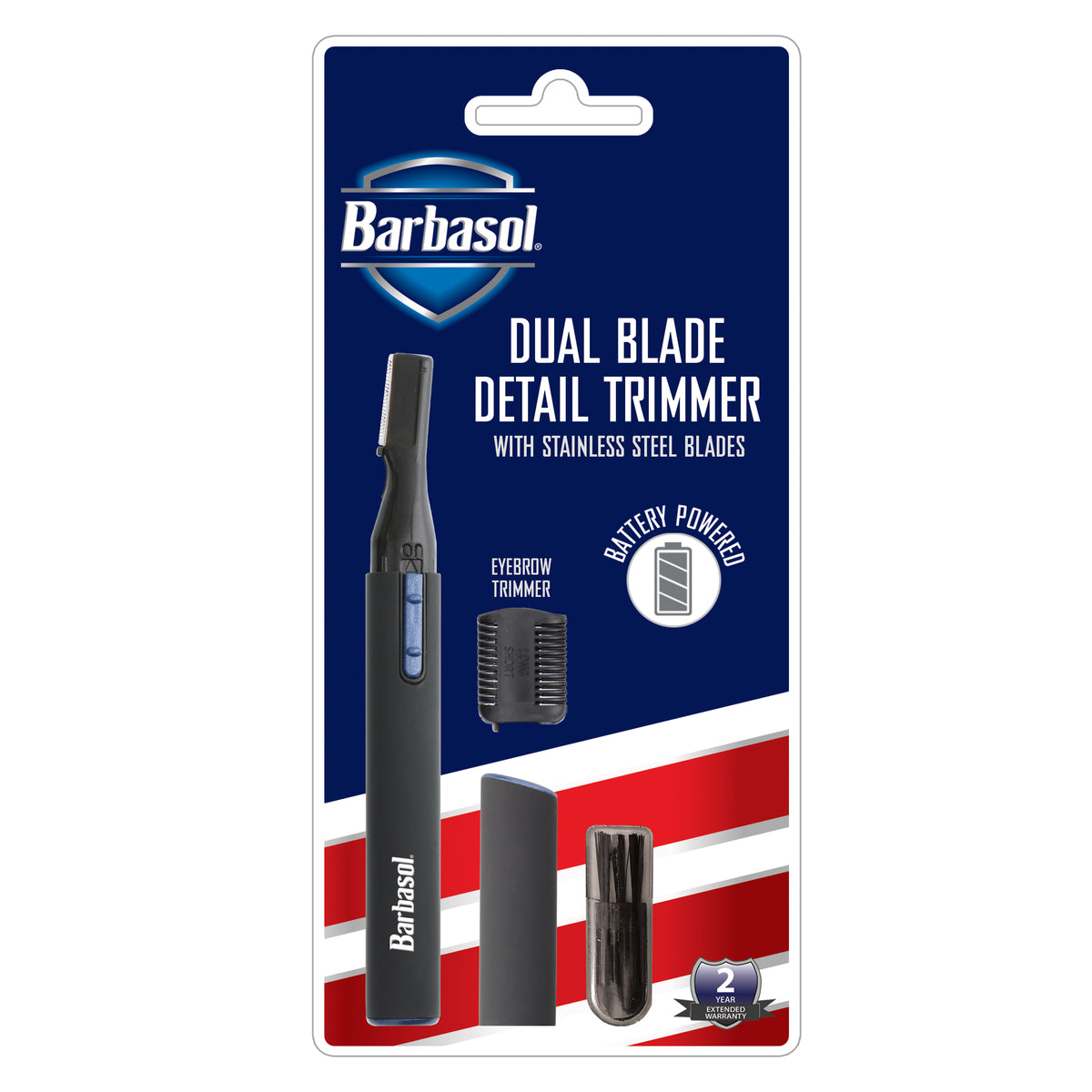 Battery-Powered Dual Blade Detail Trimmer, Precision and Fine Detail