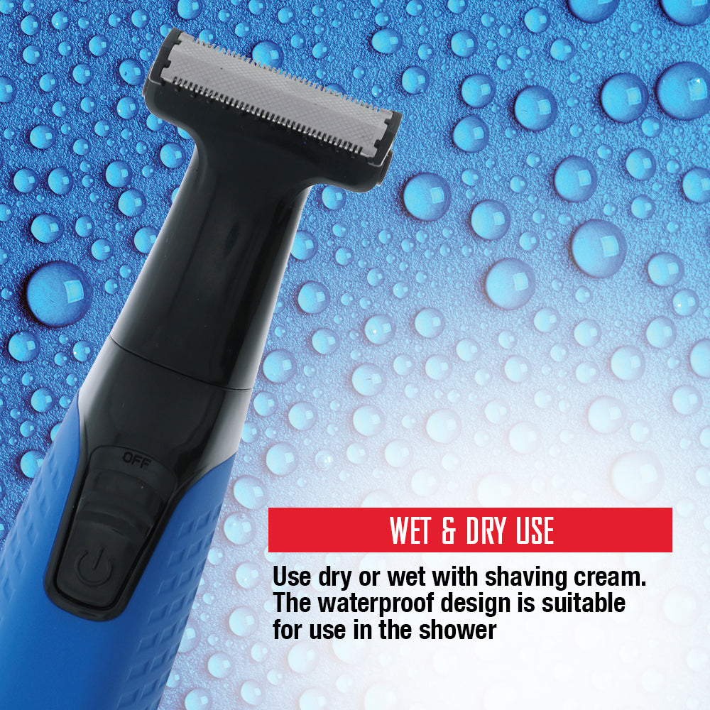 Ultimate Travel Grooming Kit: One-Blade Shaver, Ear & Nose Trimmer, Manicure Set, and Travel Bag