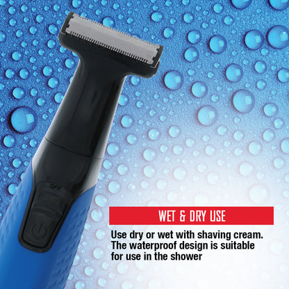 Ultimate Travel Grooming Kit: One-Blade Shaver, Ear & Nose Trimmer, Manicure Set, and Travel Bag