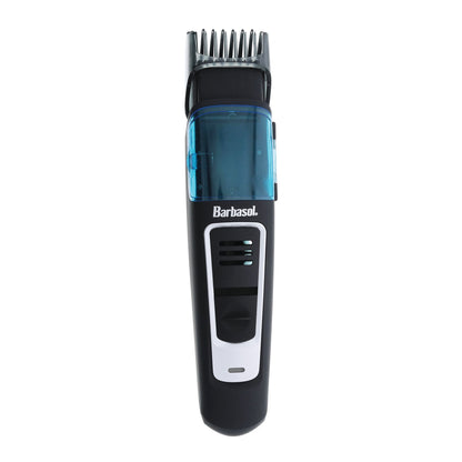 Rechargeable Vacuum Beard Trimmer: Stainless Steel Blades, 11 Adjustable Settings, 90-min Run Time