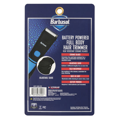 Battery-Powered Full Body Hair Trimmer