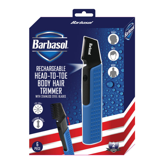 Rechargeable Head-To-Toe Body Hair Trimmer